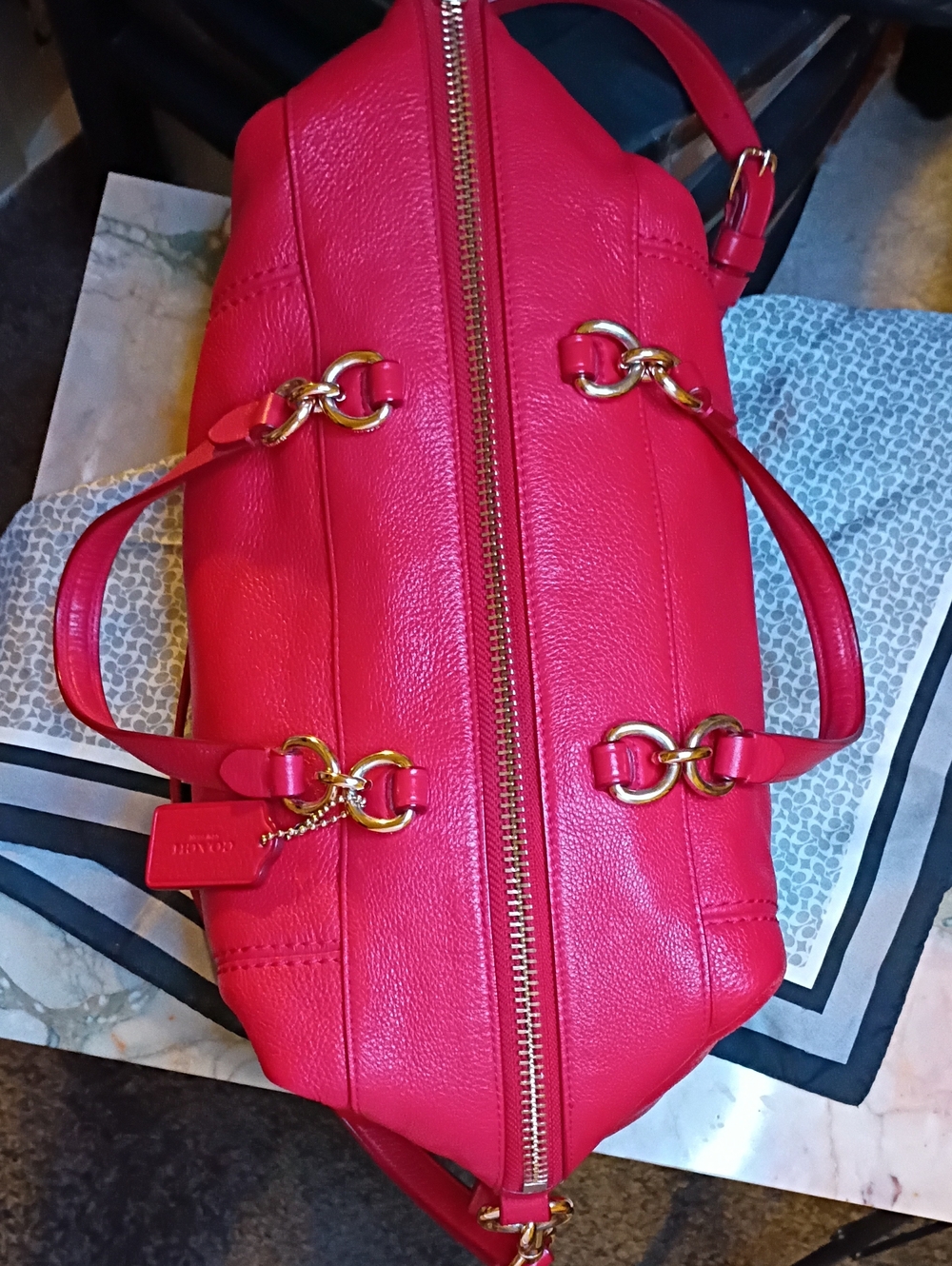 Coach Lenox Satchel - Picture 4 of 14